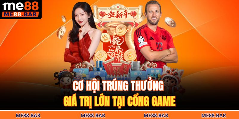Cơ hội trúng thưởng giá trị lớn tại cổng game